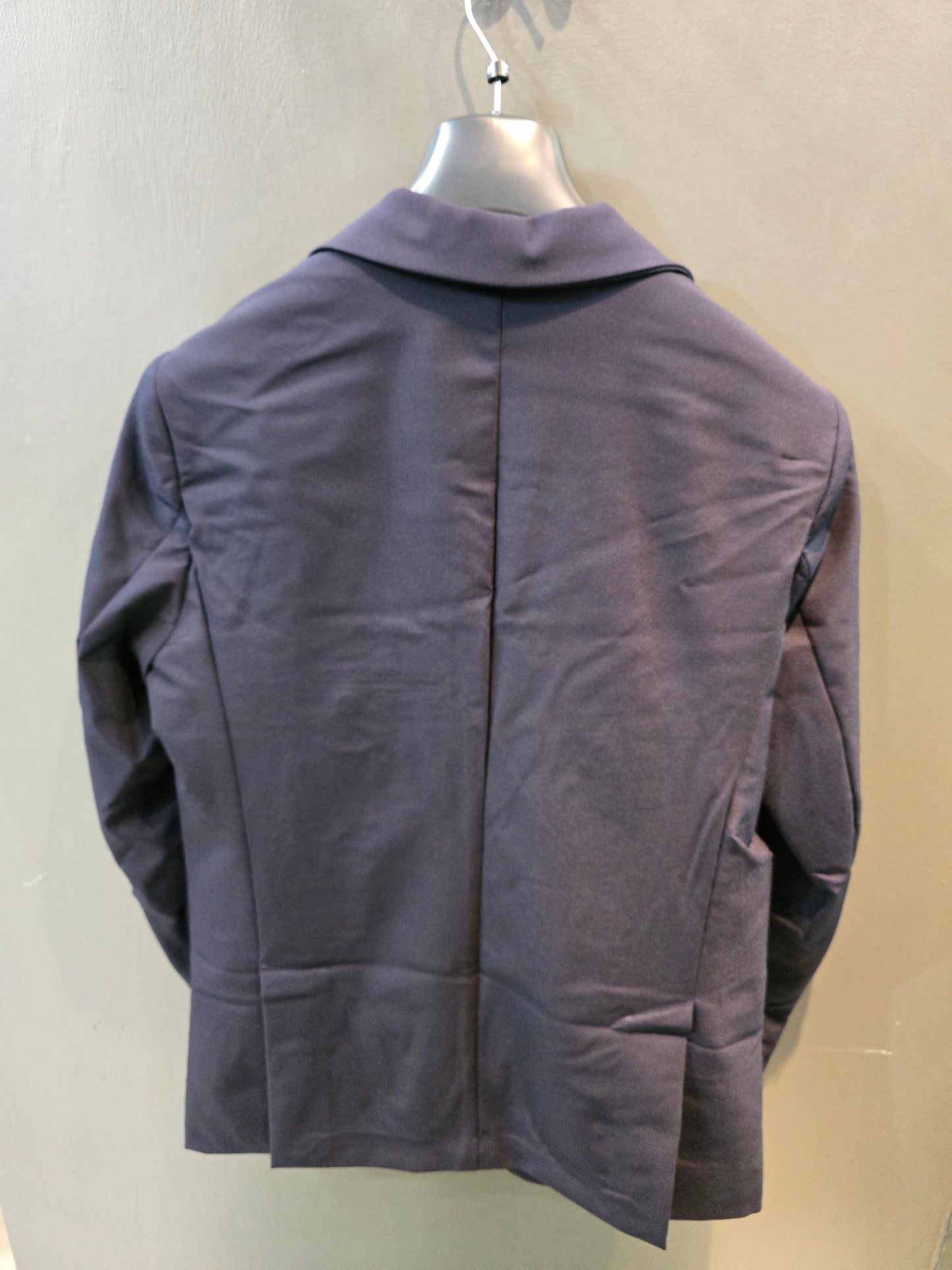 Giacca Slim Fit Blu Poliestere