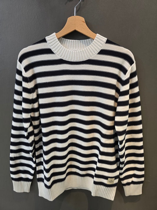 Maglia Righe Paricollo