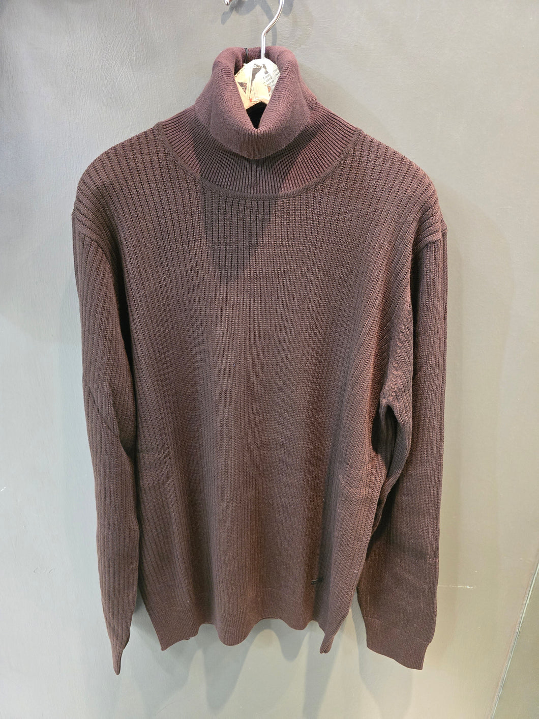 Maglia Coste Dolcevita Moro Taglia L