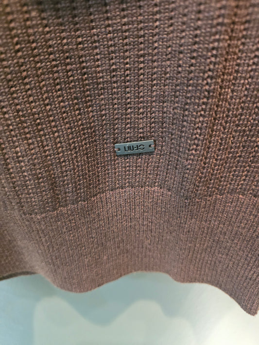 Maglia Coste Dolcevita Moro Taglia L