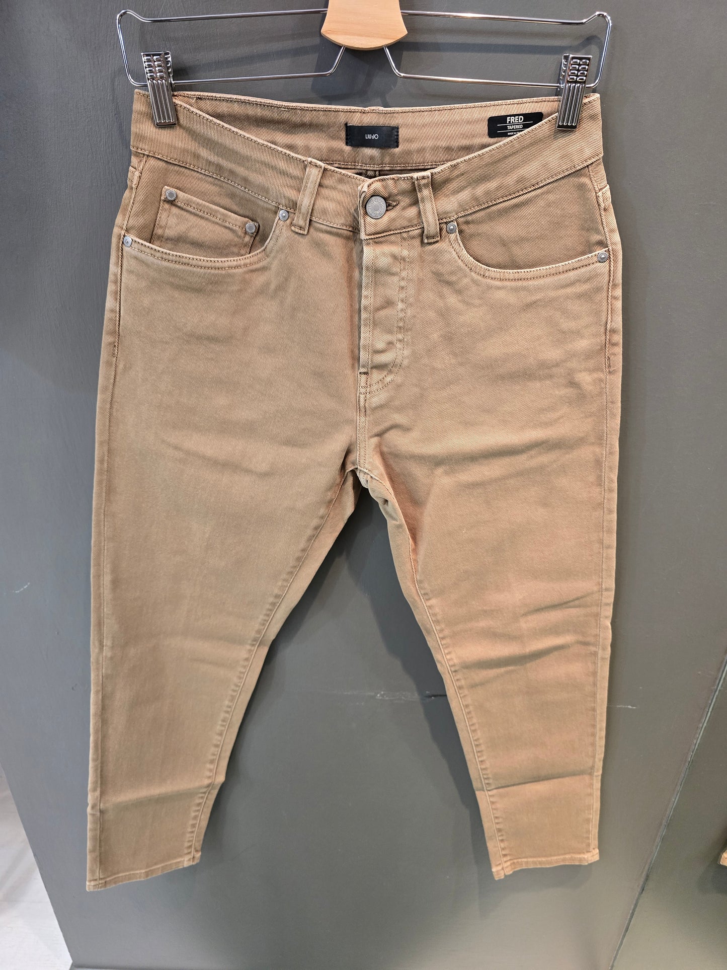 Jeans Tessuto Semielasticizzato Camel Slim Fit
