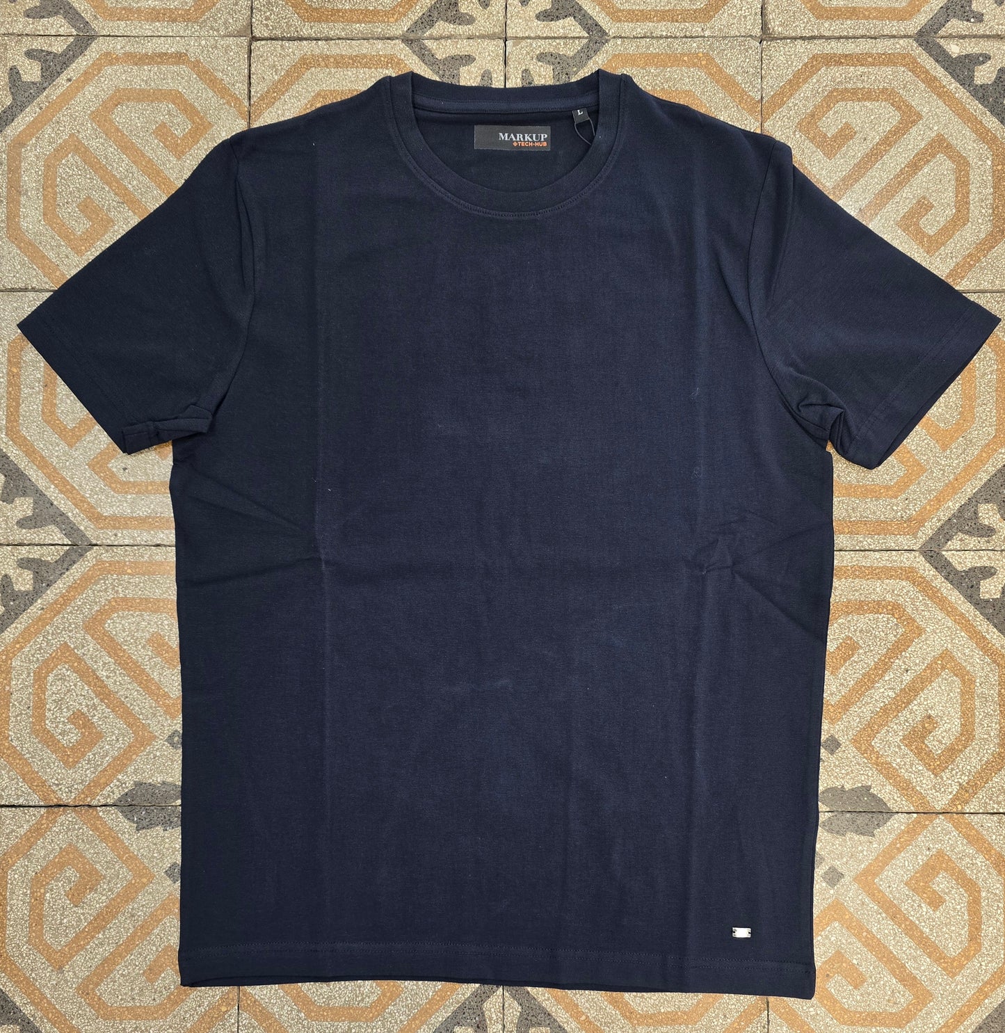 T-Shirt Paricollo Jersey Cotone Stretch