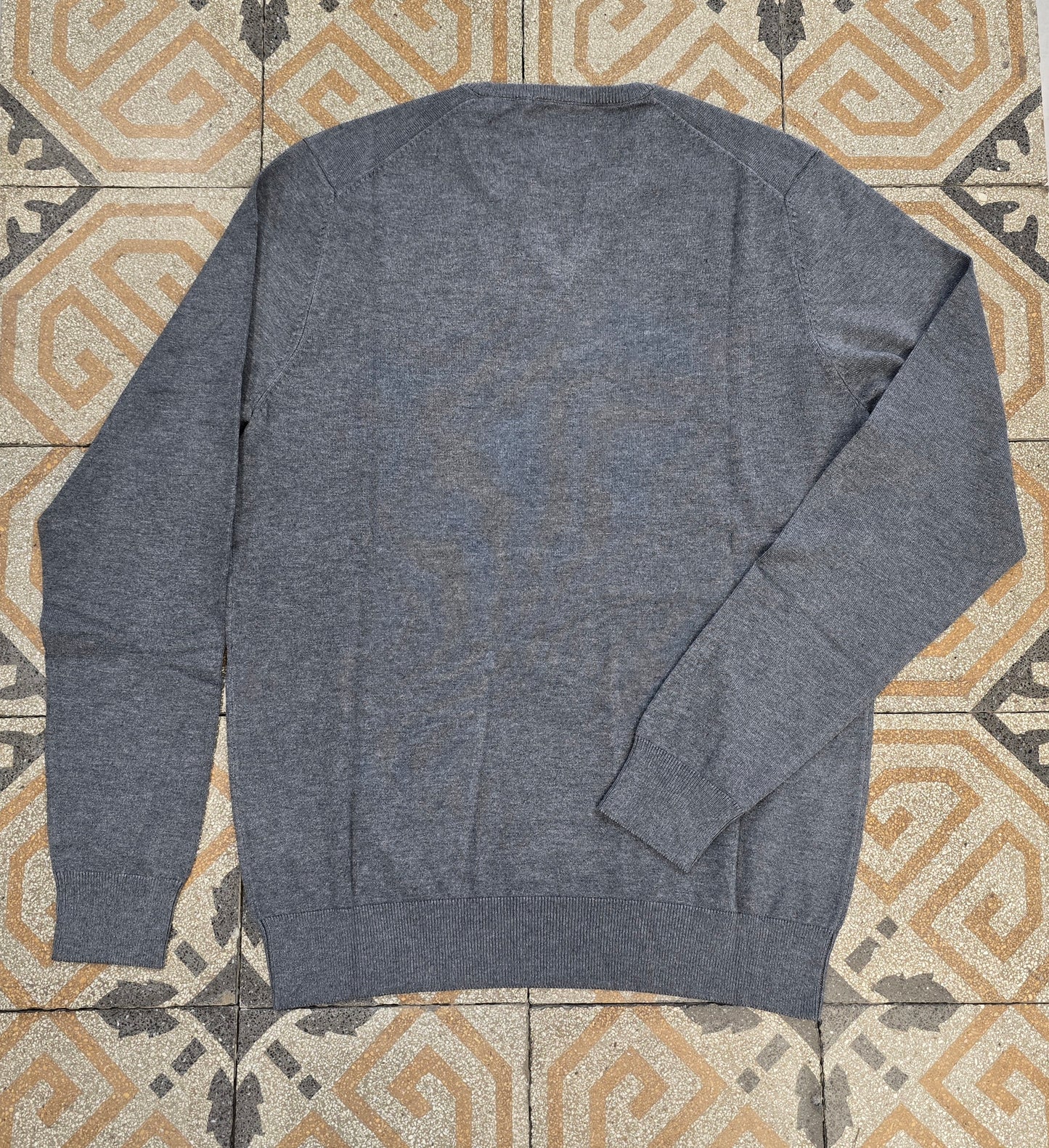 Maglia Viscosa Serafino Senza Bottoni Finta T-Shirt Sotto Tono Tono