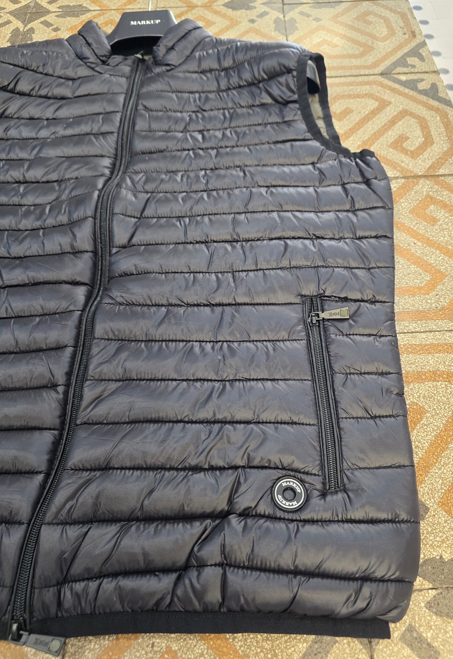 Gilet 100gr Chiusura Zip Doppio Cursore Nero