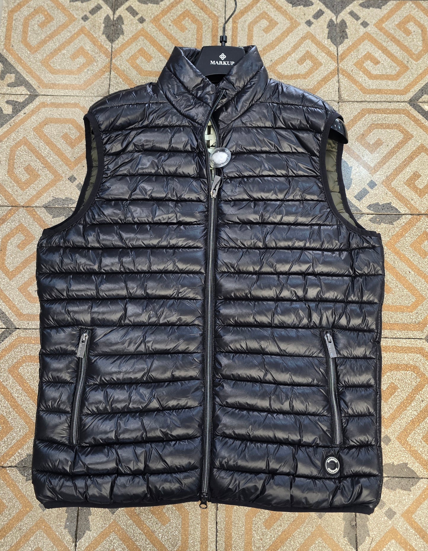 Gilet 100gr Chiusura Zip Doppio Cursore Nero