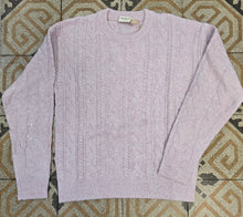 Carica l&#39;immagine nel visualizzatore di Gallery, Maglia Filo Paillettes Paricollo Trecce Rosa Chiaro
