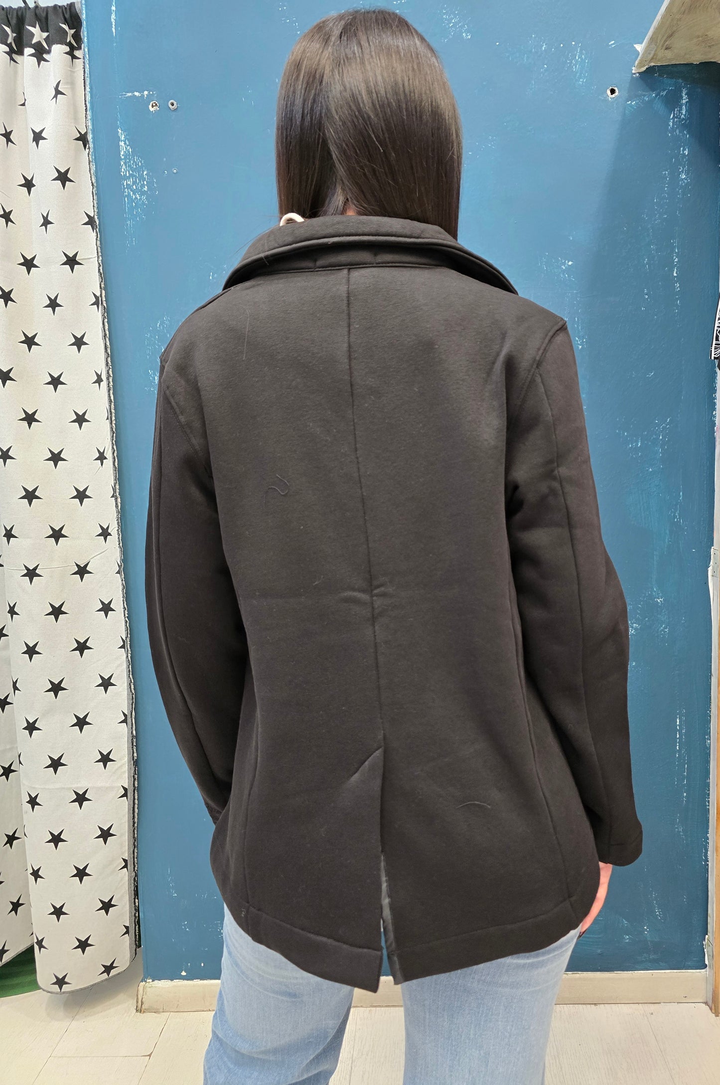 Giacca Felpa Avvitato Spilla Strass