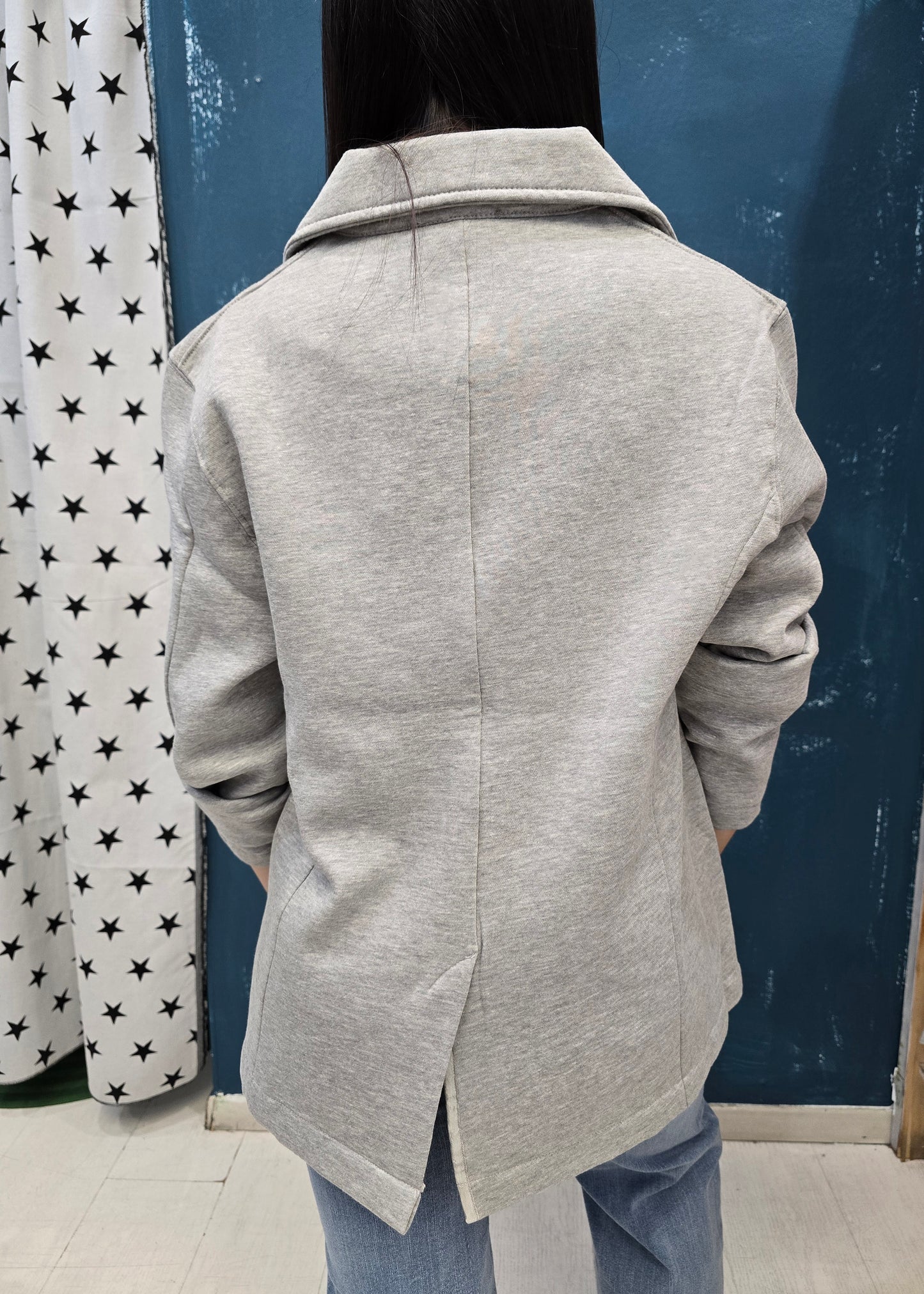 Giacca Felpa Avvitato Spilla Strass