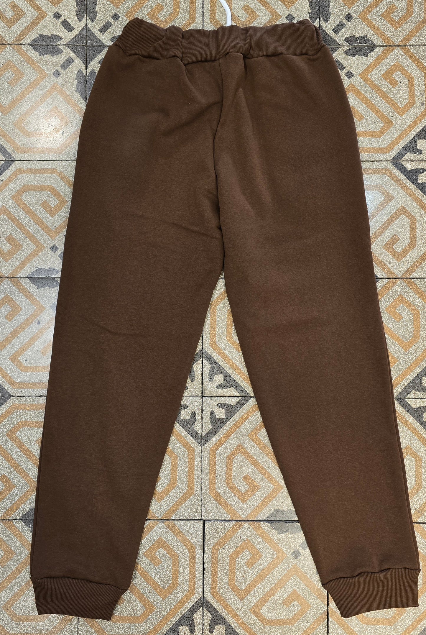 Jogger Cotone Felpato Polsino Uomo