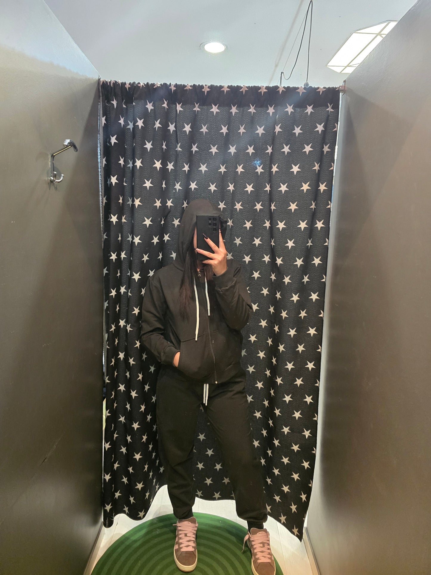 Felpa Cotone Felpato Cappuccio Tascone Zip Donna