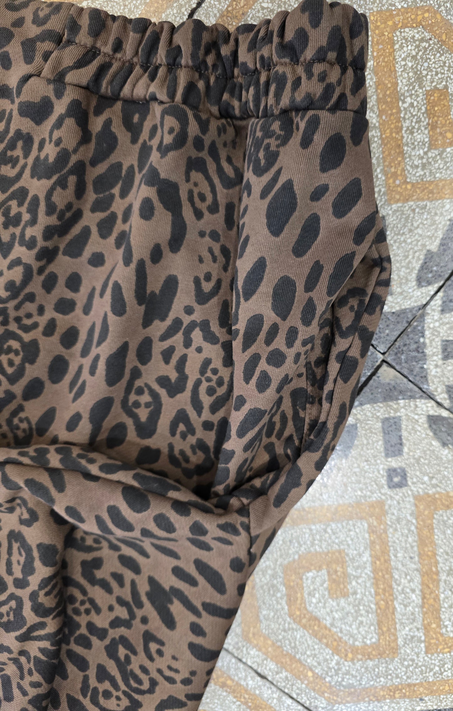 Bomber Felpa Felpata Cotone Stampa Animalier Taglia Unica