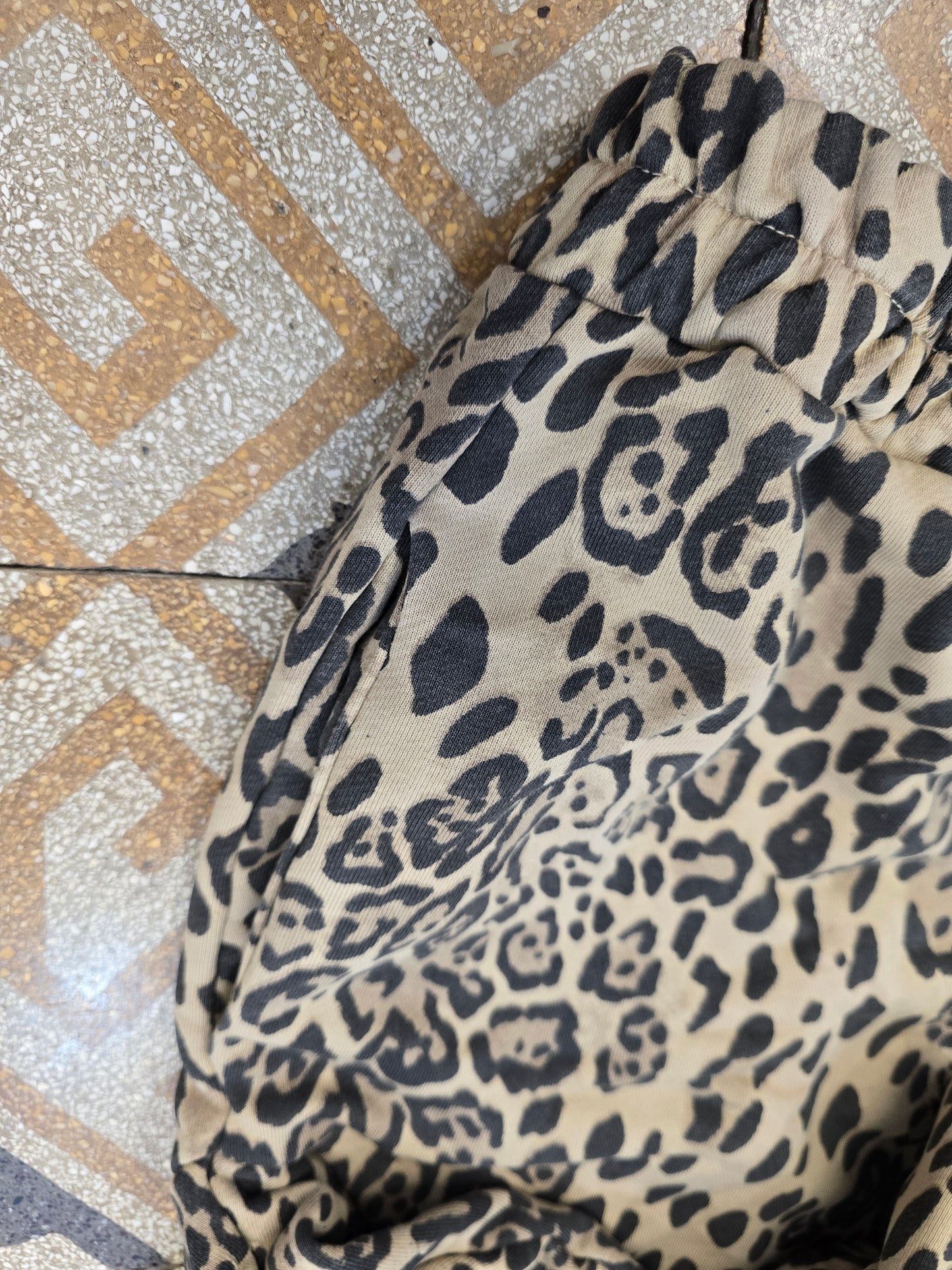 Bomber Felpa Felpata Cotone Stampa Animalier Taglia Unica