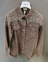 Carica l&#39;immagine nel visualizzatore di Gallery, Giacca camicia strass
