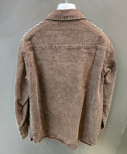Giacca camicia strass