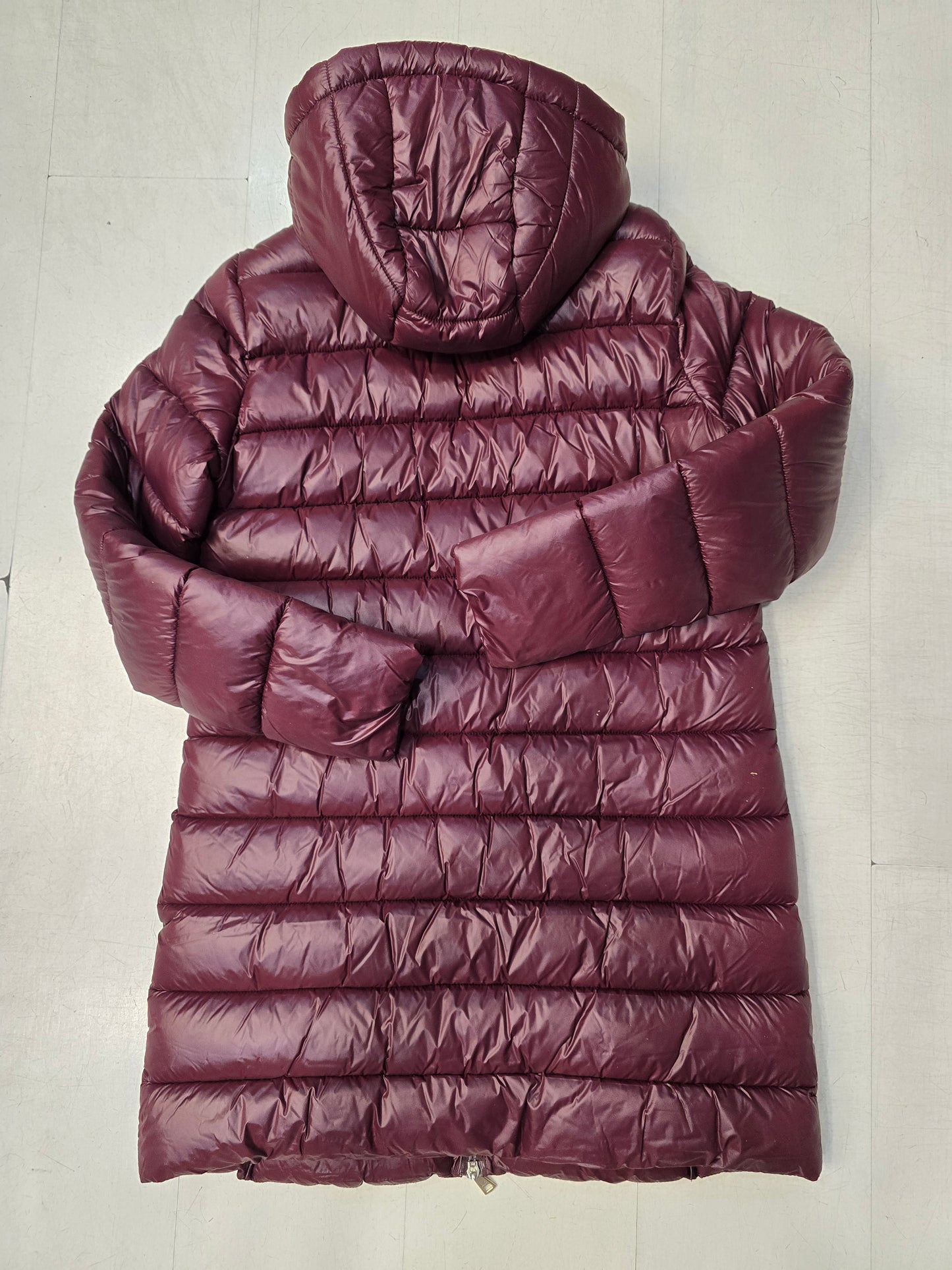 Piumino Ecologico Cappuccio Taglio Avvitato Ginocchio Zip Doppio Cursore