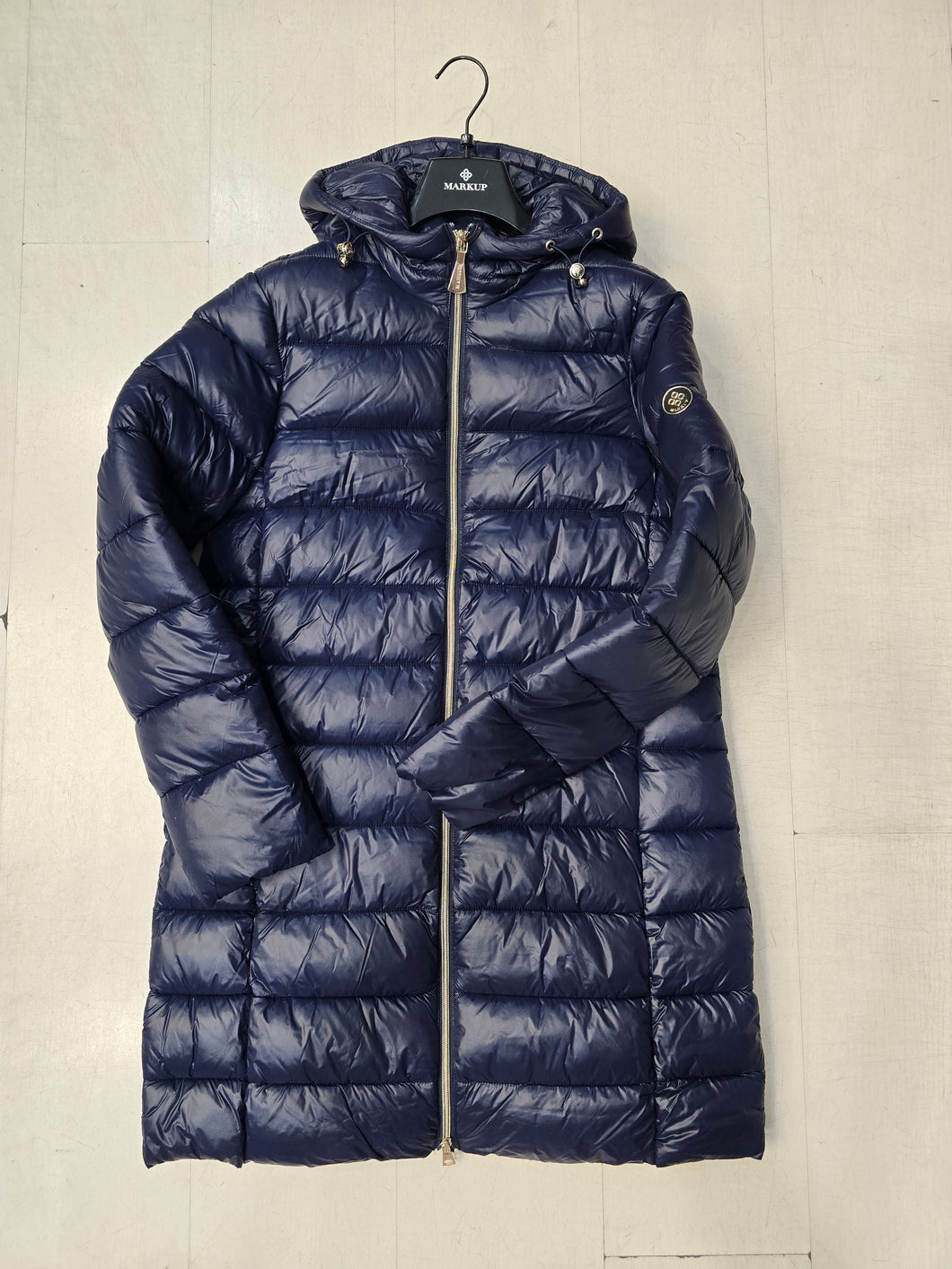 Piumino Ecologico Cappuccio Avvitato Ginocchio Zip