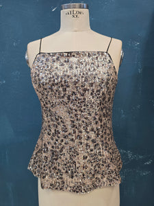 Top paillettes