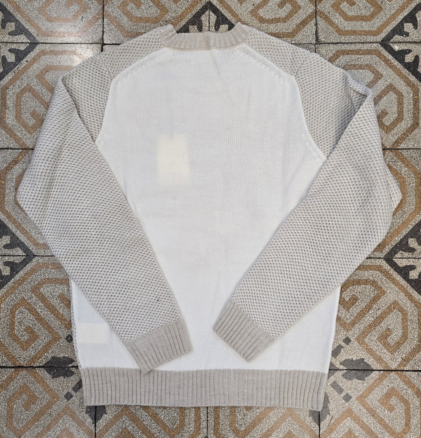 Maglia Paricollo Misto Lana 30% Chicco Riso Beige