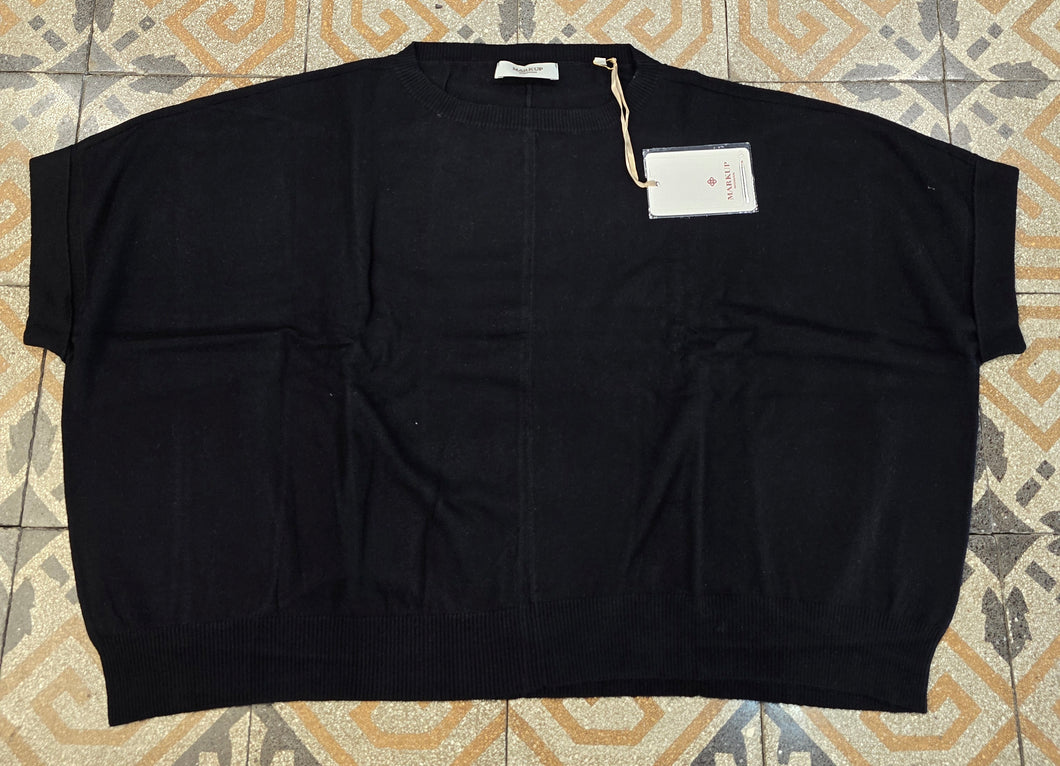 Maglia Over Viscosa Mano Calda Mezza Manica