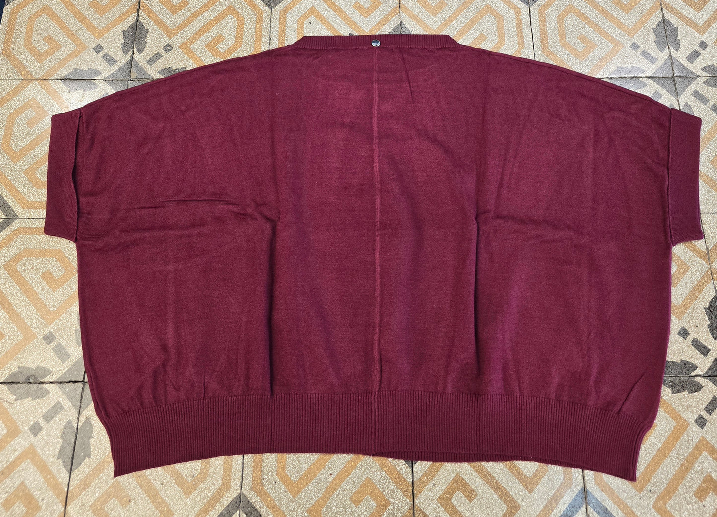 Maglia Over Viscosa Mano Calda Mezza Manica Grande