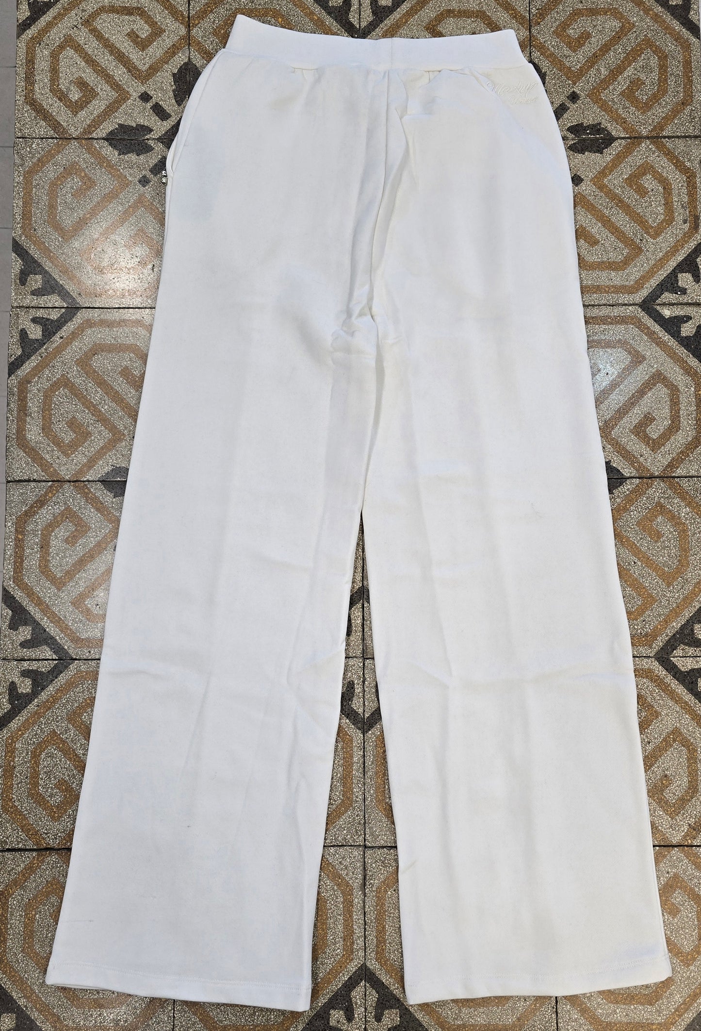 Pantafelpa Cotone Felpato Pietre Tasche Palazzo