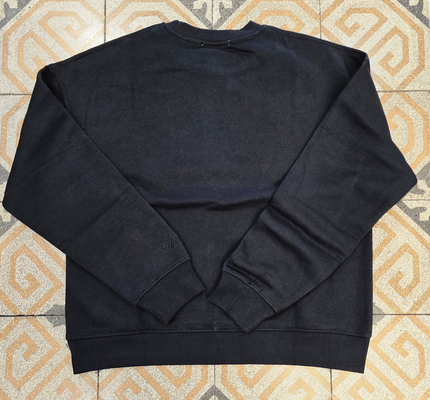 Felpa Paricollo Pietre Scollatura Cotone Felpato