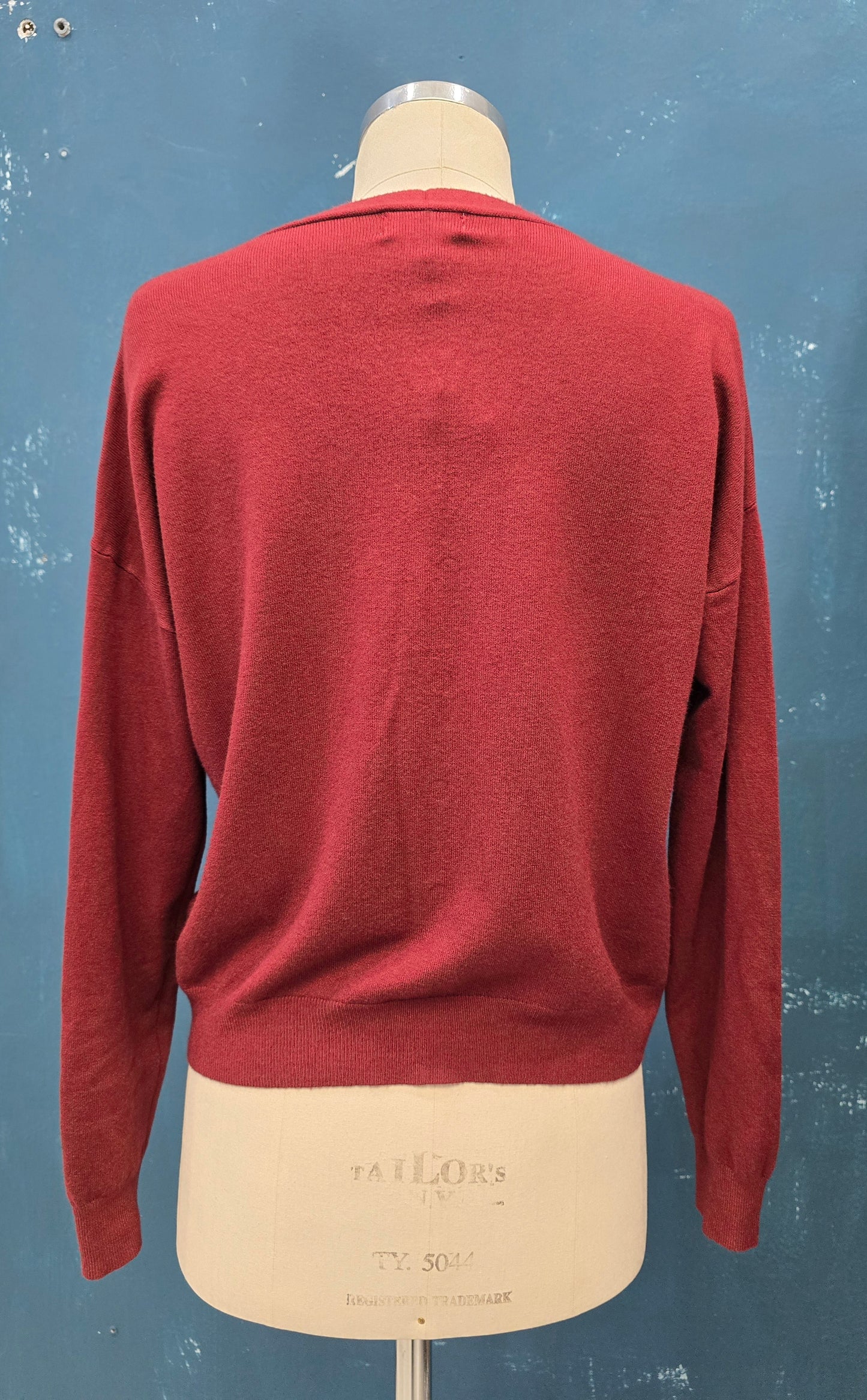 Cardigan Viscosa Mano Calda Abbottonato Scollo V