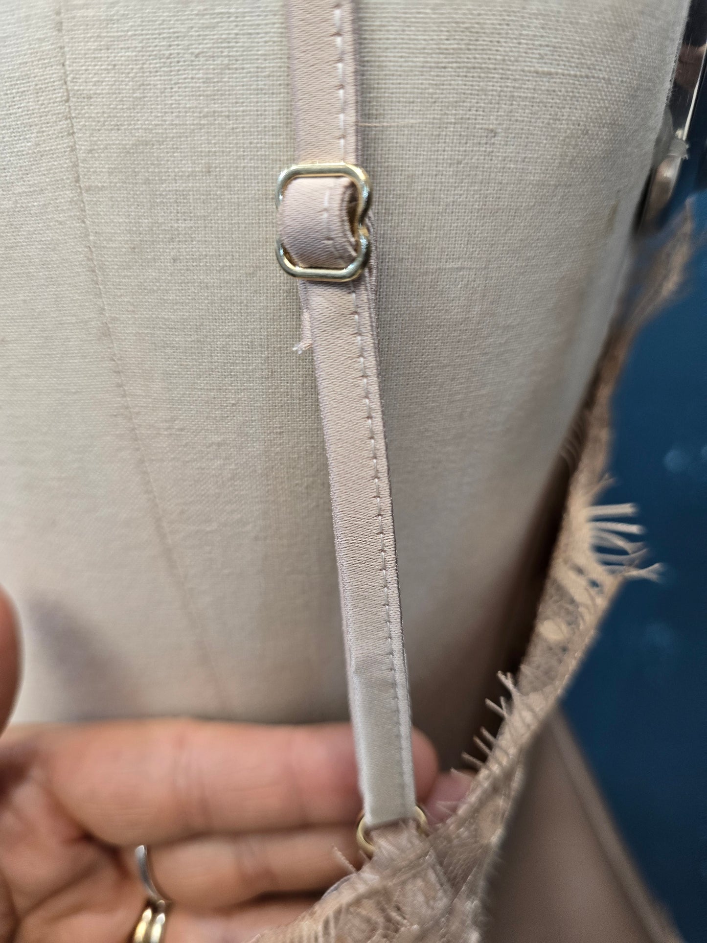 Top Raso Sottoveste Spallini Regolabili