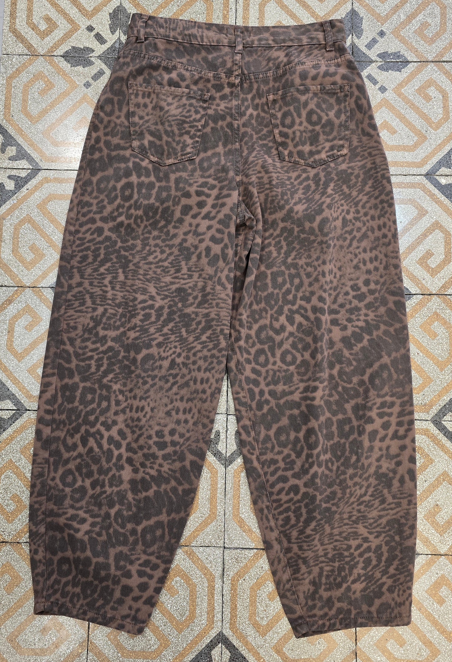 Jeans Animalier Non Elasticizzato Barrel