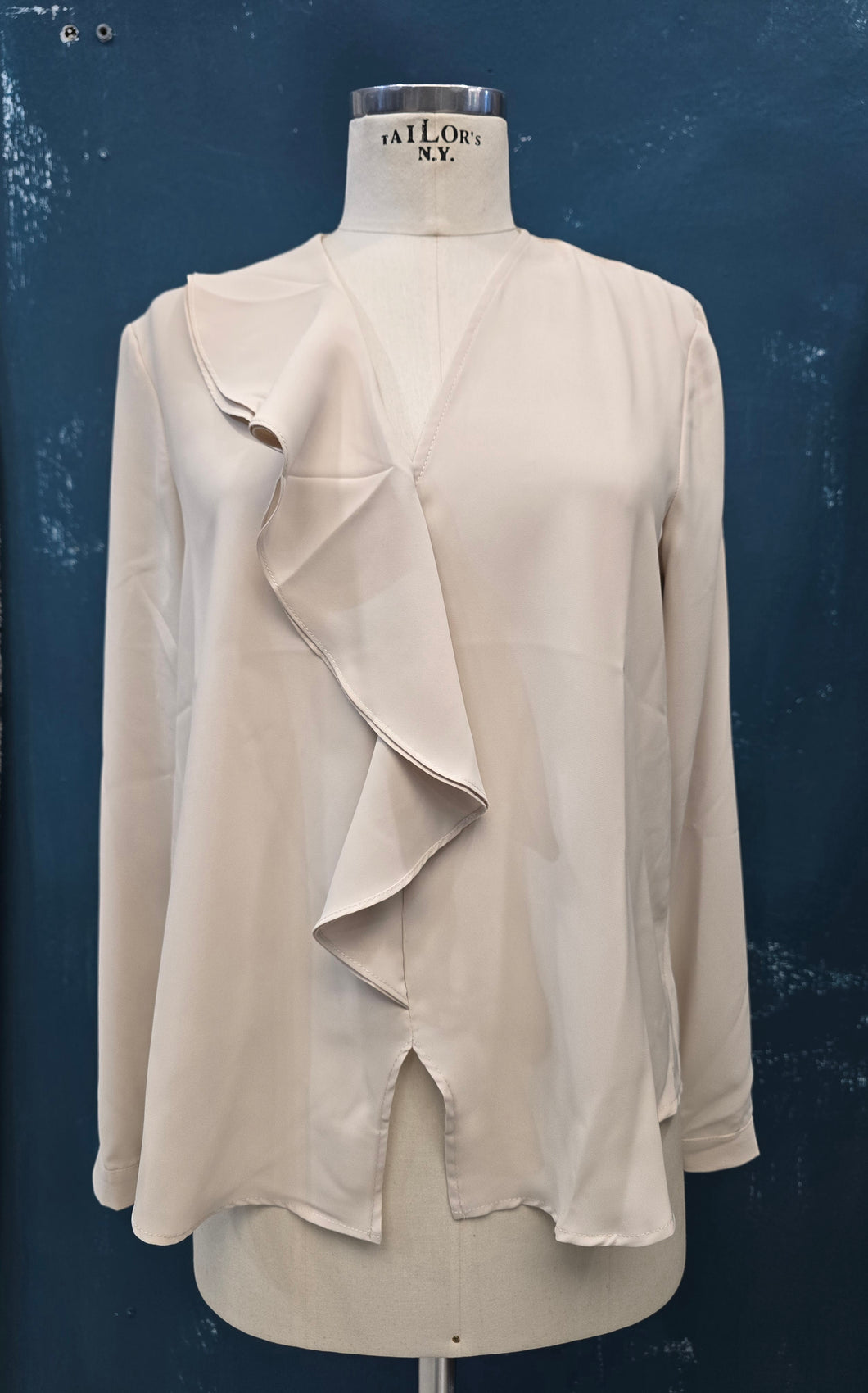 Blusa Crepe Scollo V Gala Verticale