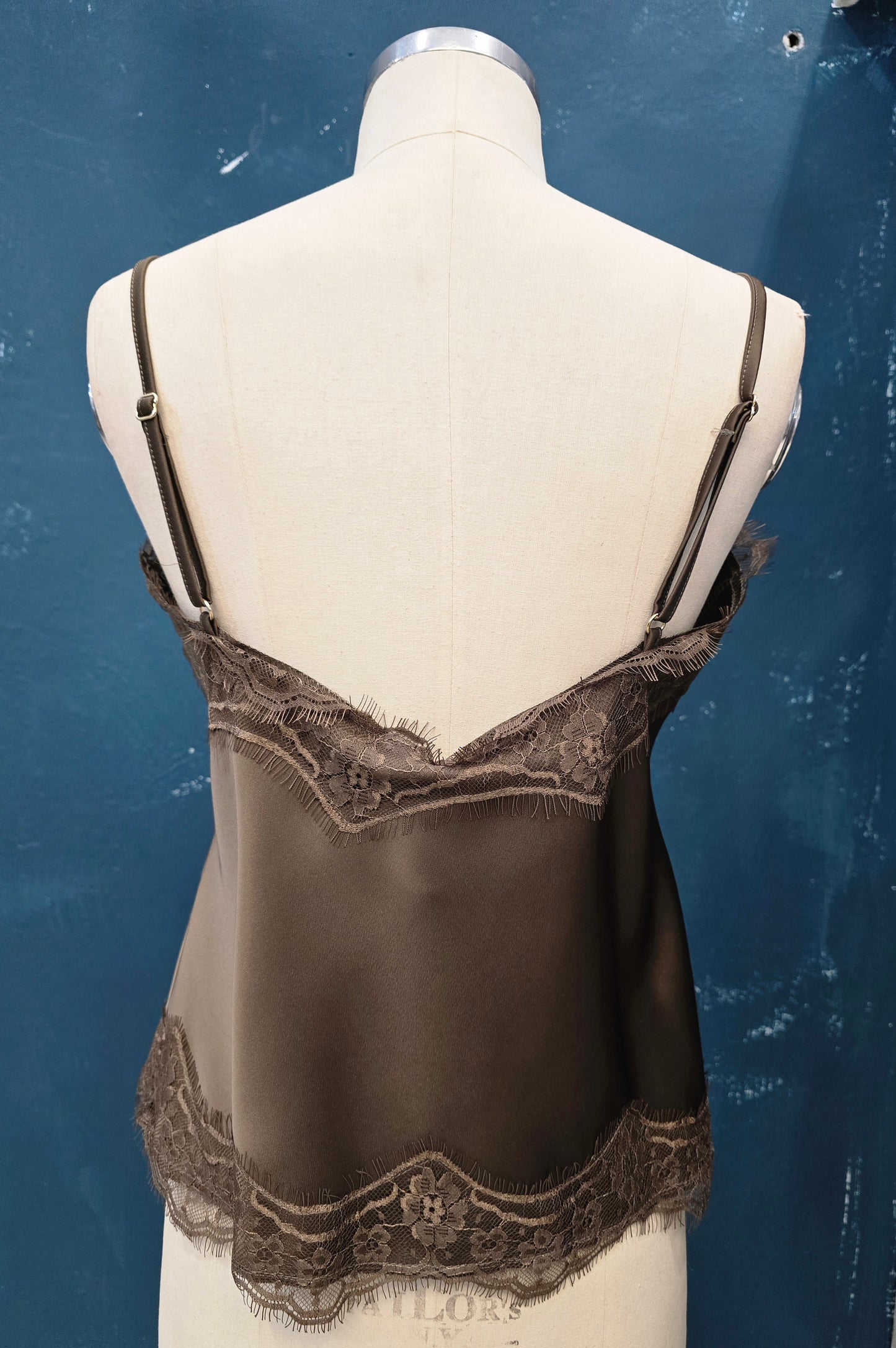 Top Raso Sottoveste Spallini Regolabili