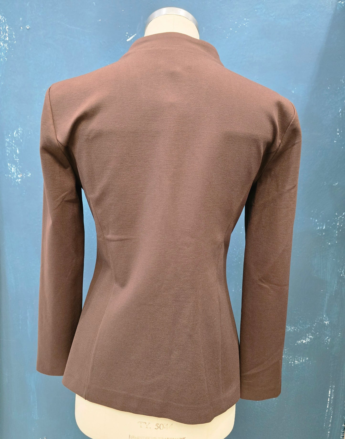 Giacca Punto Milano Avvitata Elasticizzata Aperta Moro