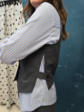 Carica l&#39;immagine nel visualizzatore di Gallery, Gilet Check Fantasia
