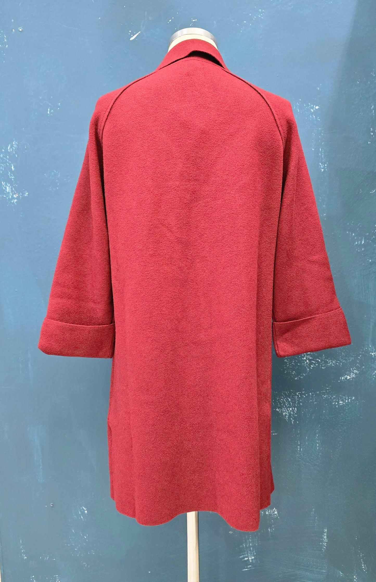 Cappotto Maglia Rasata Doppio Petto Taglia Unica