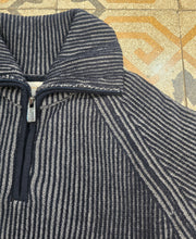 Carica l&#39;immagine nel visualizzatore di Gallery, Maglia Misto Lana 30% Costa Inglese Mezza Zip
