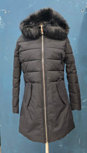 Carica l&#39;immagine nel visualizzatore di Gallery, Piumino Ecologico Sopra Ginocchio Pelliccia Removibile
