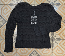 Carica l&#39;immagine nel visualizzatore di Gallery, Maglia Pizzo Scollo Barca Aderente
