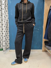 Carica l&#39;immagine nel visualizzatore di Gallery, Felpa Cappuccio Interlock Viscosa Coulisse Strass
