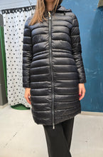 Carica l&#39;immagine nel visualizzatore di Gallery, Piumino Lungo Due Pezzi Gilet Panno
