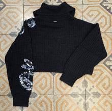 Carica l&#39;immagine nel visualizzatore di Gallery, Maglia Corta Polo Paillettes Taglia 42
