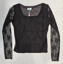 Carica l&#39;immagine nel visualizzatore di Gallery, Maglia Pizzo Aderente Scollo Quadrato
