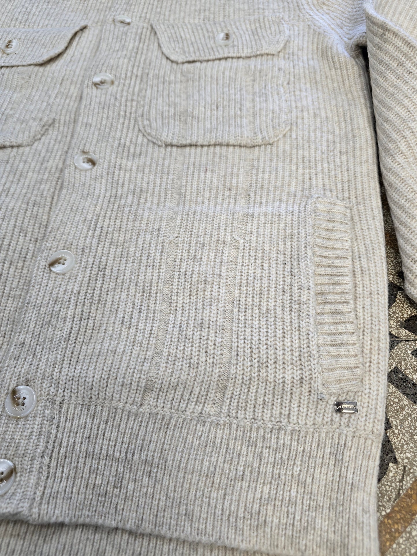 Overshirt Maglia Pesante Costa Inglese Abbottonato