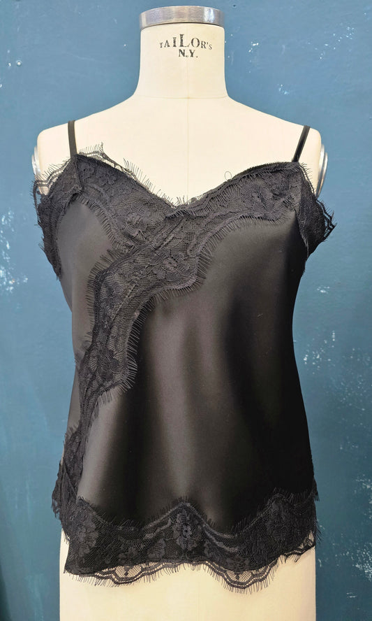 Top Raso Sottoveste Spallini Regolabili