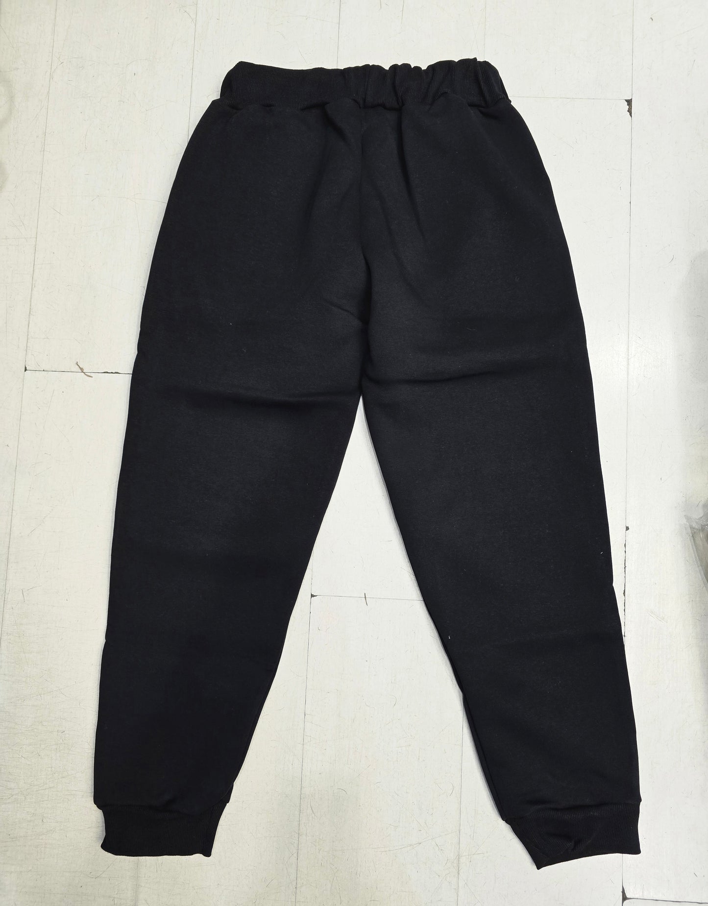 Jogger Cotone Felpato Polsino Uomo