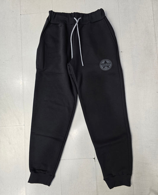 Jogger Cotone Felpato Polsino Grigio