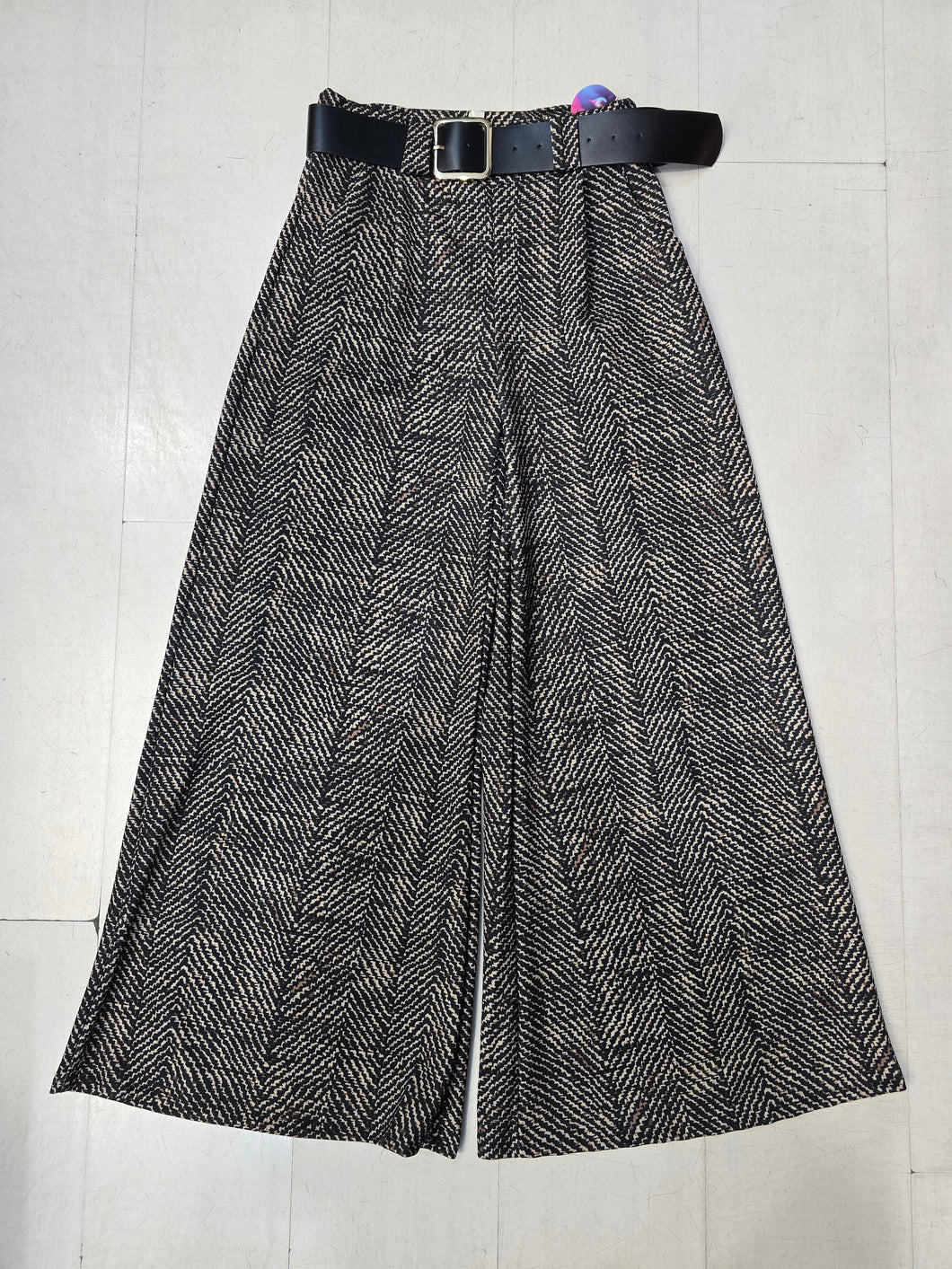 Pantalone Spigato Elasticizzato Taglia Unica