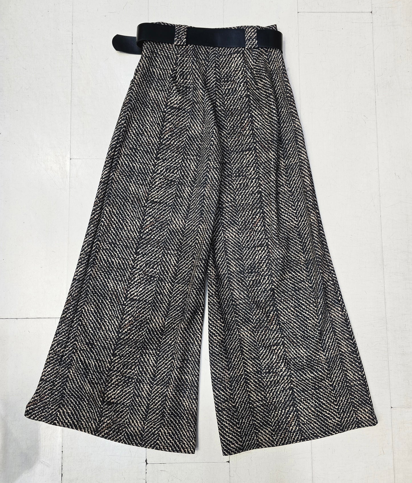 Pantalone Spigato Elasticizzato Taglia Unica