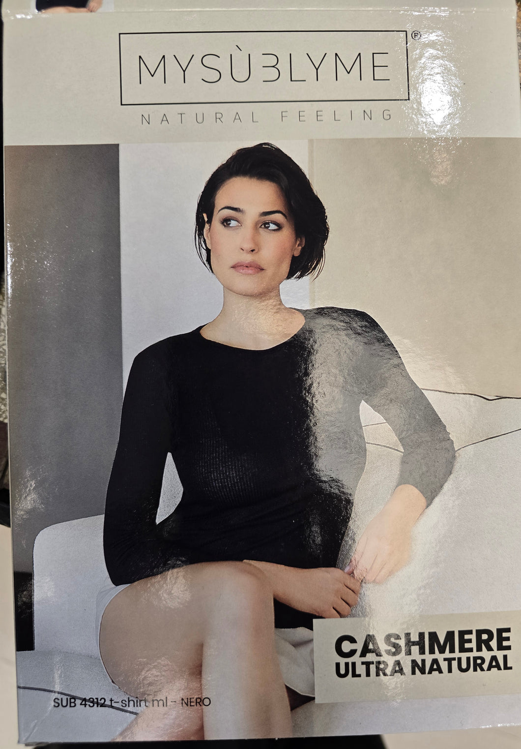 Maglia Paricollo Costine Misto Cashmere