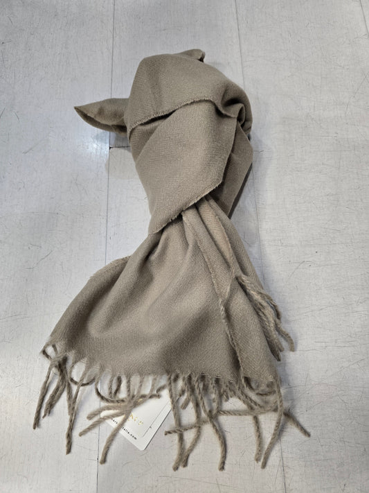 Sciarpa Trama Spigata Tono Tono Cammello