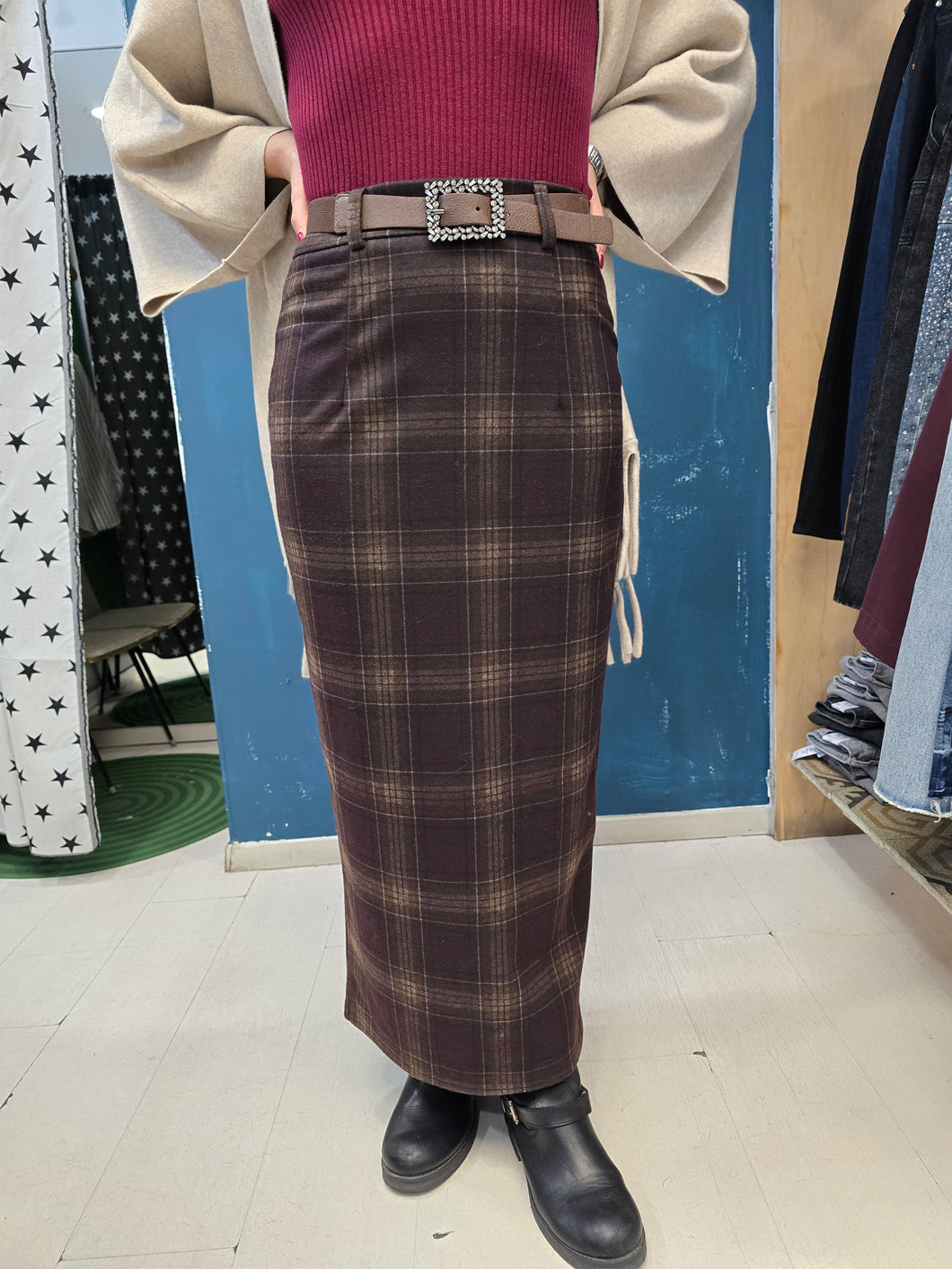 Gonna Longuette Tartan